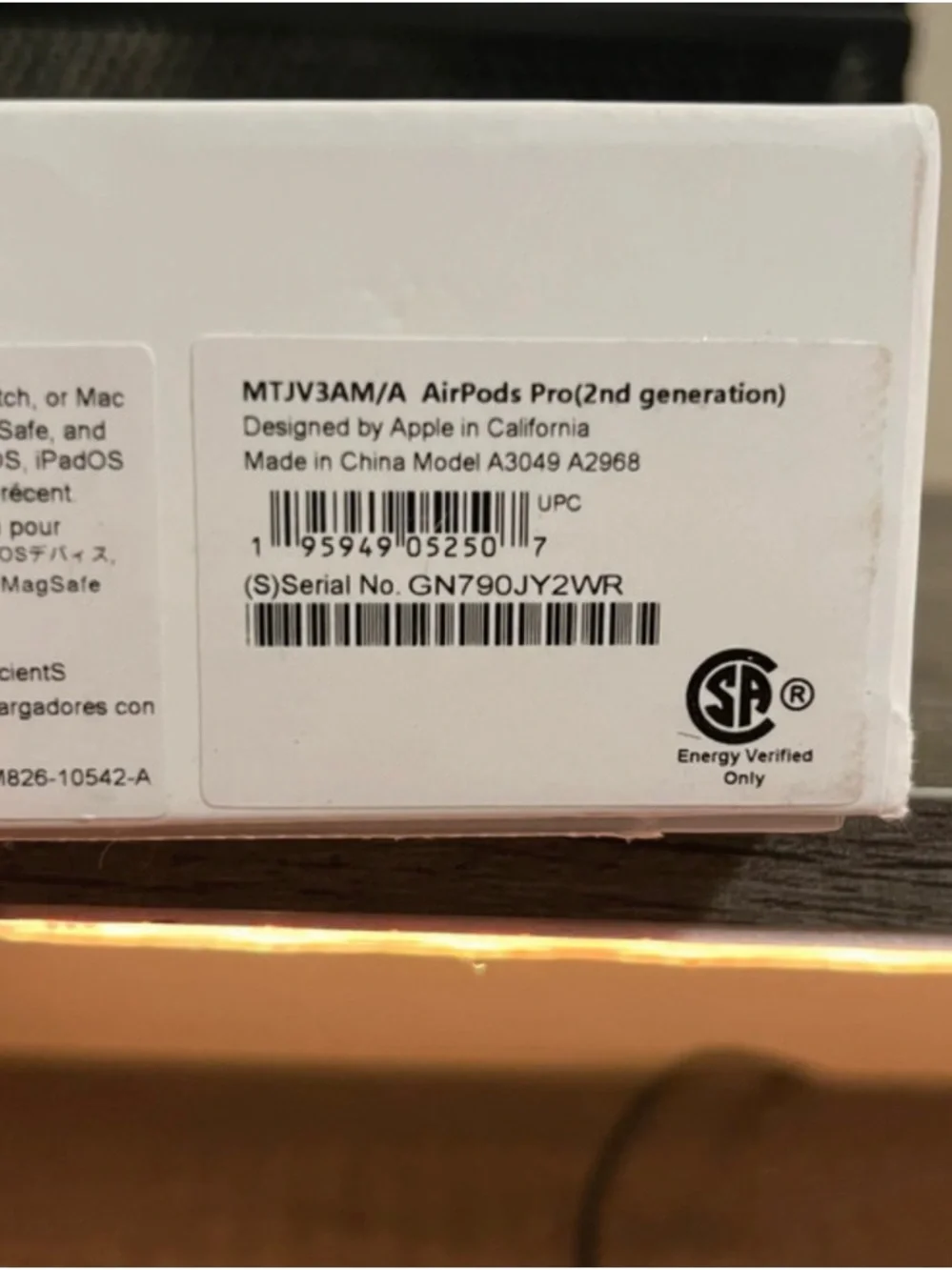 Apple AirPods Pro (2nd generation) White Box